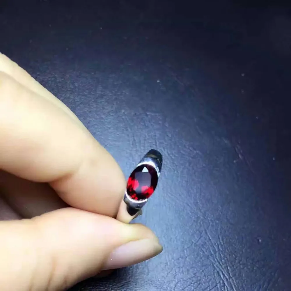 Natural red garnet gem Ring Natural gemstone Ring S925 sterling silver trendy simple round Calipers women party gift Jewelry
Natural red garnet gem Ring Natural gemstone Ring S925 sterling silver trendy simple round Calipers women party gift Jewelry