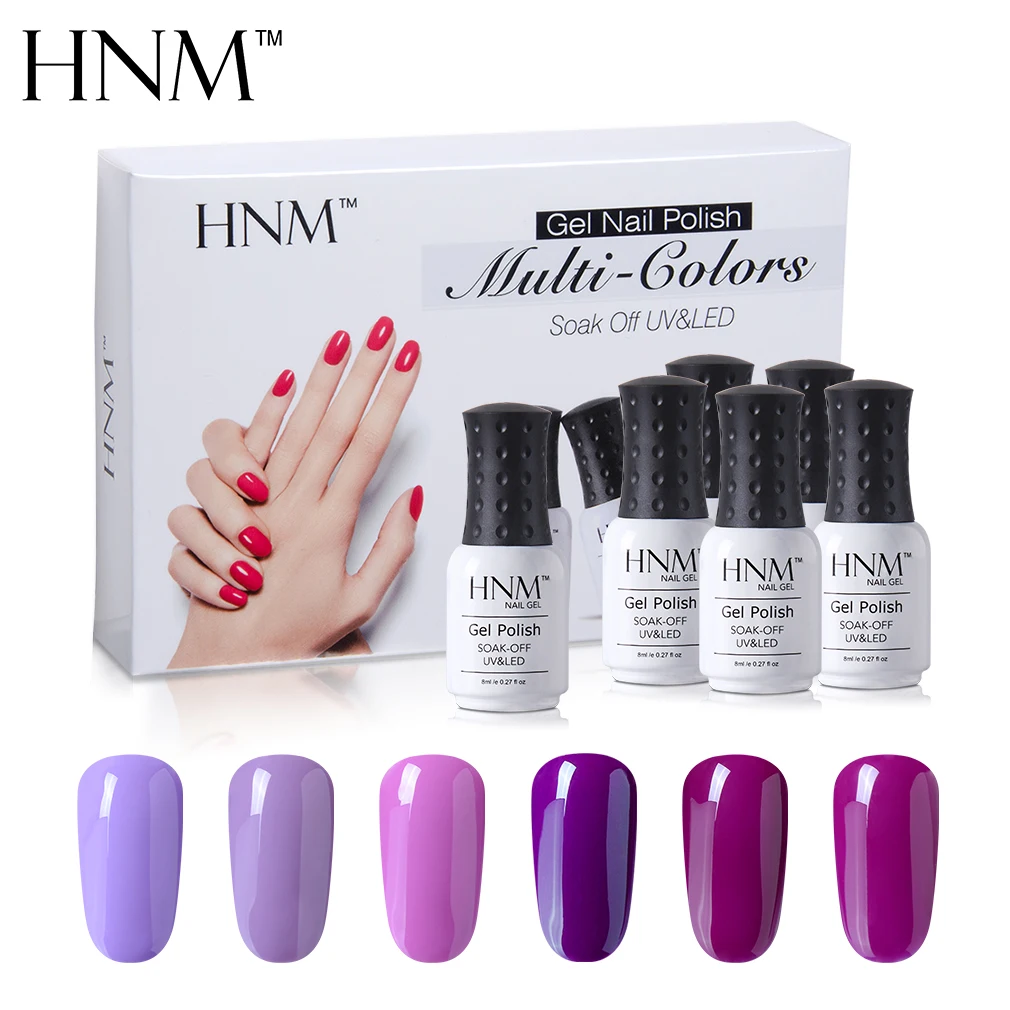 HNM 6pcs/Lot 8ml UV Nail Gel Polish Nude Gray Pink Red Color Gift Box Set Semi Permanent Lucky Gel Varnish Lacquer
HNM 6pcs/Lot 8ml UV Nail Gel Polish Nude Gray Pink Red Color Gift Box Set Semi Permanent Lucky Gel Varnish Lacquer
