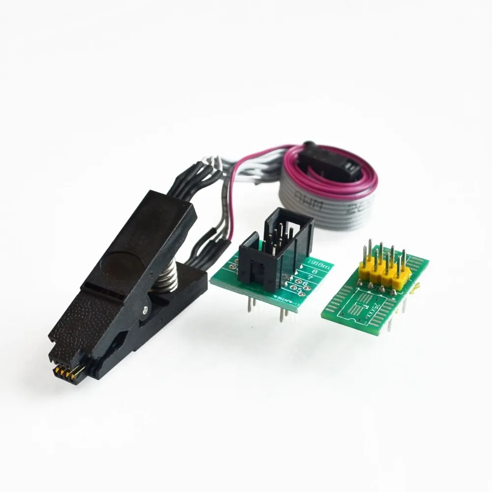 SOIC8 SOP8 тестовый зажим для EEPROM 93CXX/25CXX/24CXX Встроенный программатор на USB TL866CS TL866A EZP2010