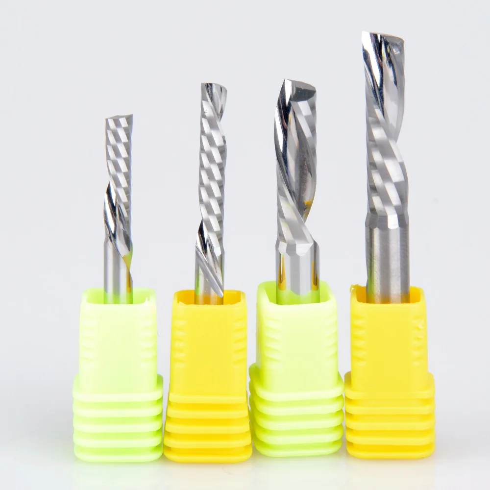 2pc SHK 4 5 6mm Left Spiral milling cutter down cut one Flute router bit CNC end mill carbide milling cutter plastic pvc
2pc SHK 4 5 6mm Left Spiral milling cutter down cut one Flute router bit CNC end mill carbide milling cutter plastic pvc