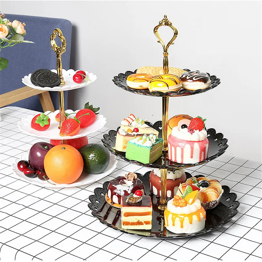 Creative Tray Holiday Party Three-layer Fruit Plate Dessert Candy Dish Cake Stand Self-help Display Home Table Decoration Trays
Creative Tray Holiday Party Three-layer Fruit Plate Dessert Candy Dish Cake Stand Self-help Display Home Table Decoration Trays