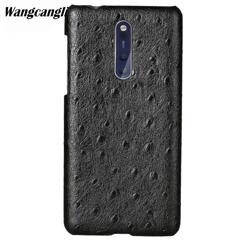 Luxury Custom made Genuine leather phone case for Nokia X6 Ostrich Texture Half-pack phone case phone protection case
Luxury Custom made Genuine leather phone case for Nokia X6 Ostrich Texture Half-pack phone case phone protection case