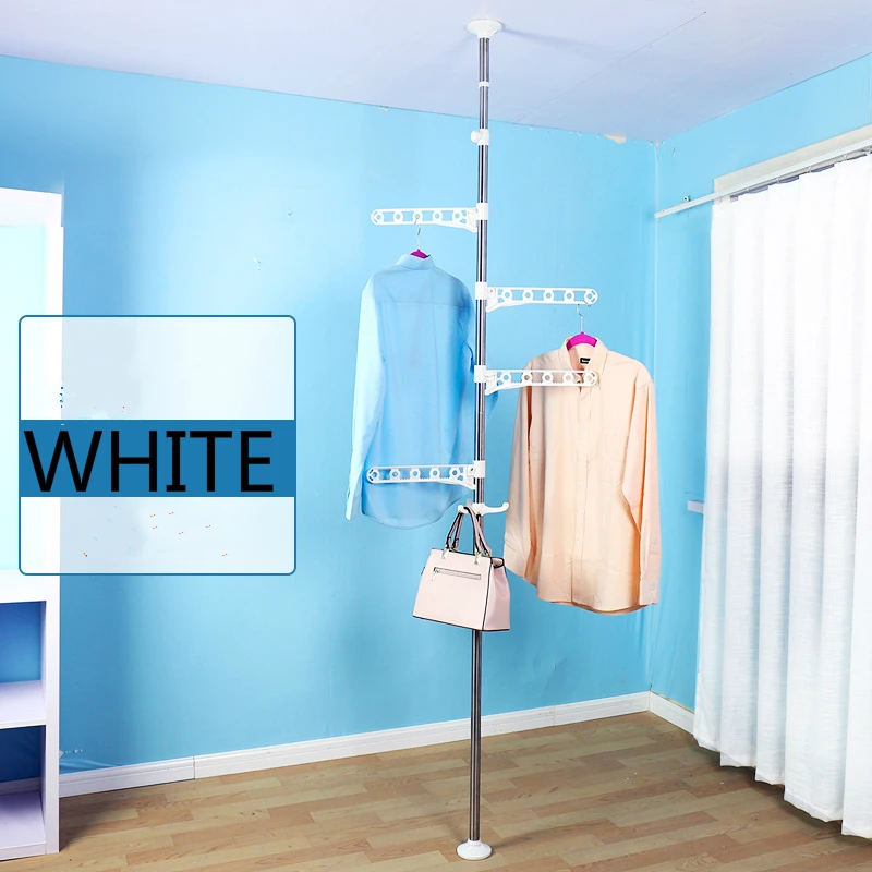ABS PP Steel Floor to Ceiling Coat Rack Clothes Drying with Standing Type Clothing Hanger
ABS PP Steel Floor to Ceiling Coat Rack Clothes Drying with Standing Type Clothing Hanger