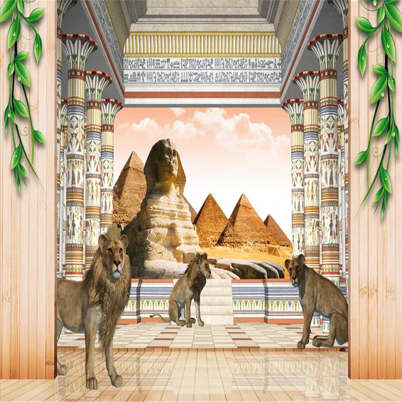 beibehang Wallpapers Modern Egyptian Pyramids Sphinx Murales De Pared 3d Wallpaper Hotel Bedroom Mural for Living Room
beibehang Wallpapers Modern Egyptian Pyramids Sphinx Murales De Pared 3d Wallpaper Hotel Bedroom Mural for Living Room