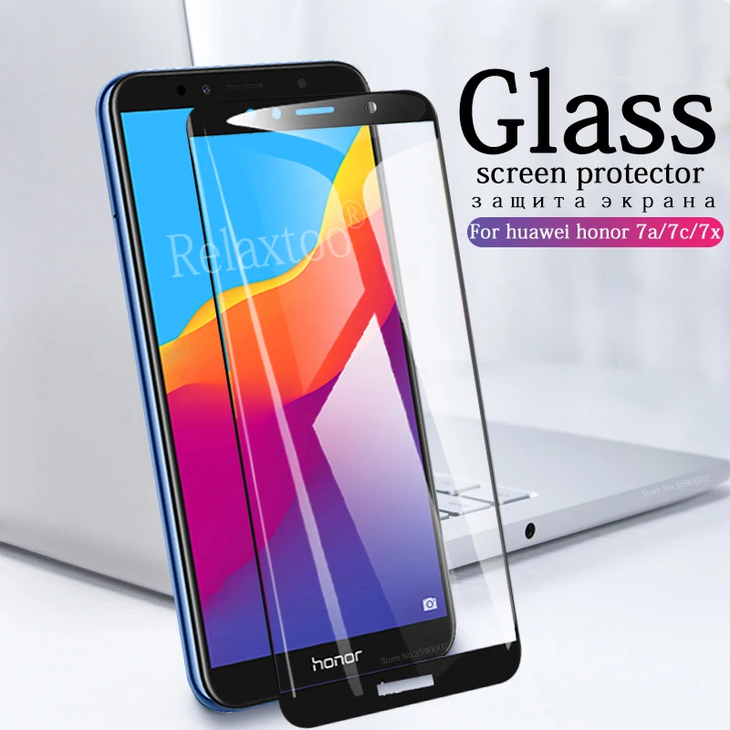 Защитное стекло на Honor 7A pro для huawei honor 7c защита экрана 7x закаленное honer 7 a c x 7apro