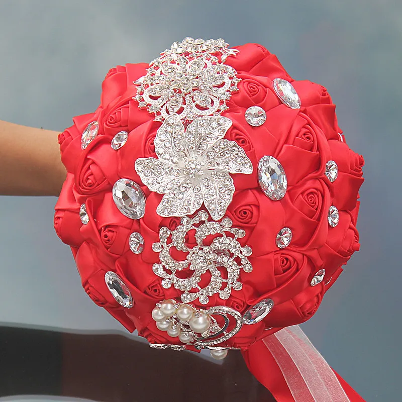 New arrived red artificial wedding bouquets crystal bridal wedding bouquets for wedding decoration
New arrived red artificial wedding bouquets crystal bridal wedding bouquets for wedding decoration