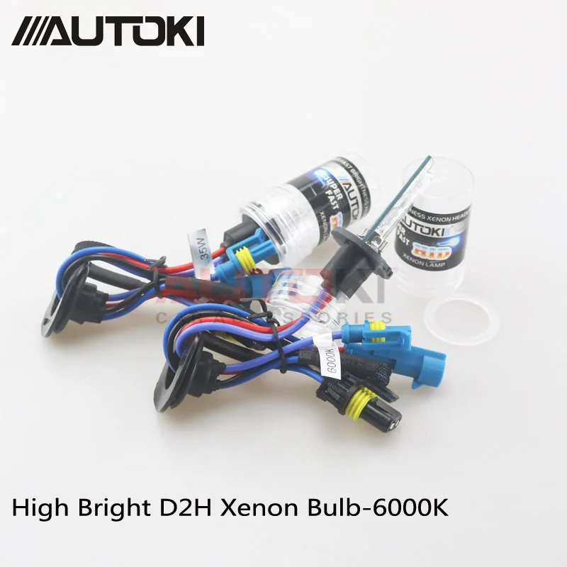 Autoki сверхъяркая серия 35 вт 12 в HID ксеноновая лампа D2H Q5 Hella биксеноновая проектора