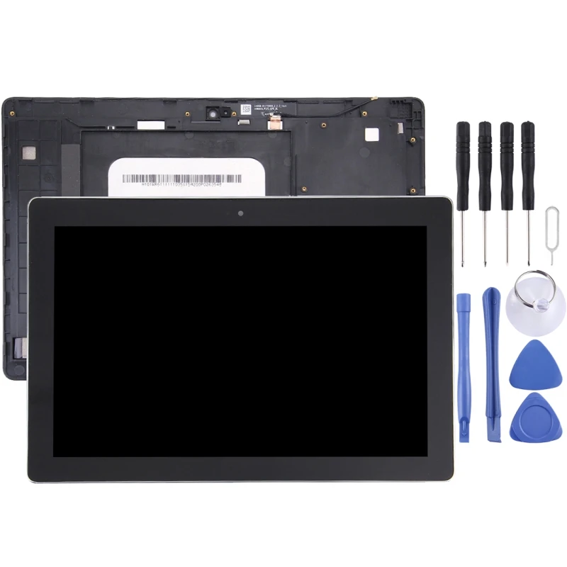 ЖК экран и дигитайзер в сборе с рамкой для Asus ZenPad 10 Z300C / Z300CG P023 версия зеленым