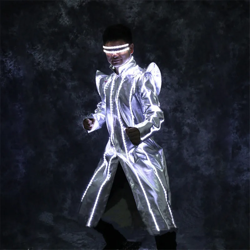 LZ46 Ballroom dance costumes led robot men suit dj party bar performance stage show wears jacket RGB colorful outfit singer club
LZ46 Ballroom dance costumes led robot men suit dj party bar performance stage show wears jacket RGB colorful outfit singer club