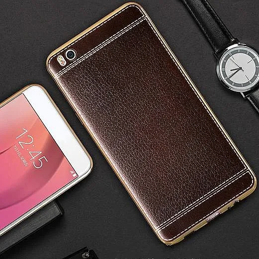 Распродажа Мужская Ультра задняя чехол для Xiaomi 5 5S Plus mi5 M5 Роскошная искусственная