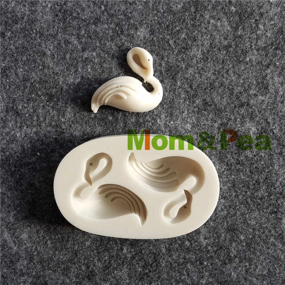 

Силиконовая форма в форме Фламинго Mom & Pea MPB0059, украшение для торта, 3D форма для помадки, торта, пищевой класс