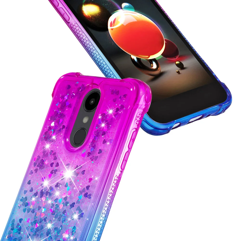 DAXING для LG Aristo 2 Plus LV3 2018 милый чехол с жидкими блестками | Мобильные телефоны и