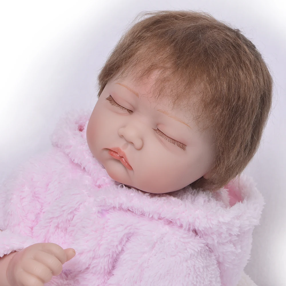 Real cute bebe doll Reborn 22inch 55cm soft touch silicone reborn baby dolls sleeping newborn girl bebes reborn gift toys
Real cute bebe doll Reborn 22inch 55cm soft touch silicone reborn baby dolls sleeping newborn girl bebes reborn gift toys