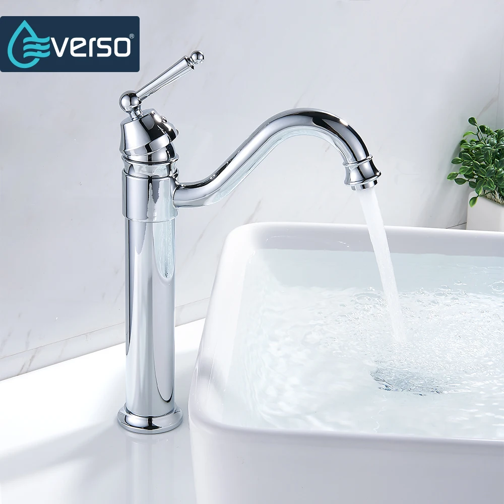 EVERSO Kitchen Faucets 360 Swivel Antique Brass Single Porcelain Handle Mixer Tap Bathroom Basin Mixer Hot Cold Torneira
EVERSO Kitchen Faucets 360 Swivel Antique Brass Single Porcelain Handle Mixer Tap Bathroom Basin Mixer Hot Cold Torneira