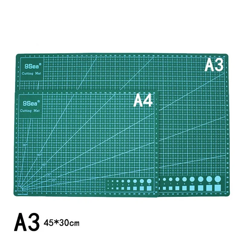 45×30cm A3 PVC Cutting Mat Patchwork Double Sided Scale Desk Mouse Pad Art Carving Knife Manual Cutter Tools Self-Healing Board
45×30cm A3 PVC Cutting Mat Patchwork Double Sided Scale Desk Mouse Pad Art Carving Knife Manual Cutter Tools Self-Healing Board
