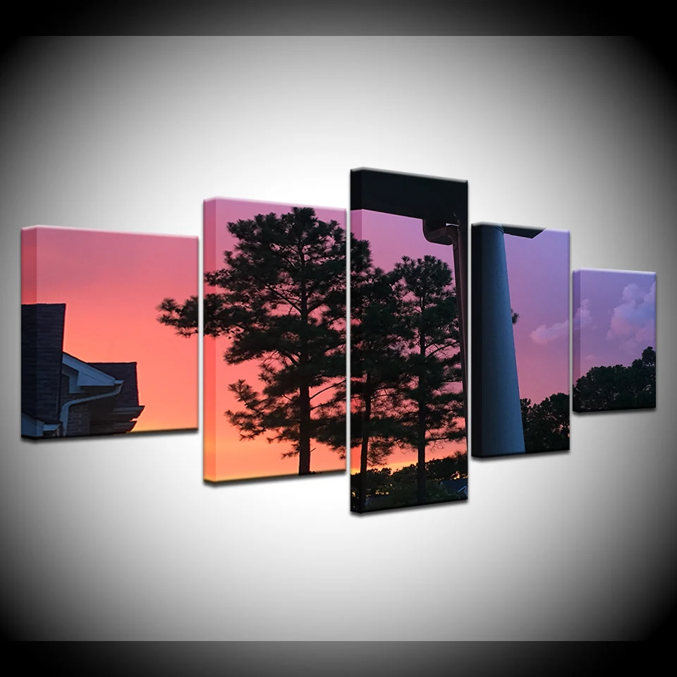 Abstract Frame Canvas Painting Wall Art Poster Modular 5 Panel Cloud Sunset Tree Landscape Pictures For Living Room Home Decor
Abstract Frame Canvas Painting Wall Art Poster Modular 5 Panel Cloud Sunset Tree Landscape Pictures For Living Room Home Decor