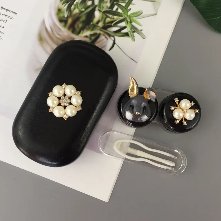 New Contact Lens Storage Box Cute Rabbit Fox Glasses Beauty Care Box Double Box Set Length 9.2 Wide 5.1 Thick 2.5cm
New Contact Lens Storage Box Cute Rabbit Fox Glasses Beauty Care Box Double Box Set Length 9.2 Wide 5.1 Thick 2.5cm