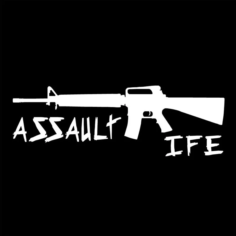 20X6.9CM ASSAULT LIFE Interesting Vinyl Decals Gun Car Sticker Motorcycle Car-styling S8-0013
20X6.9CM ASSAULT LIFE Interesting Vinyl Decals Gun Car Sticker Motorcycle Car-styling S8-0013