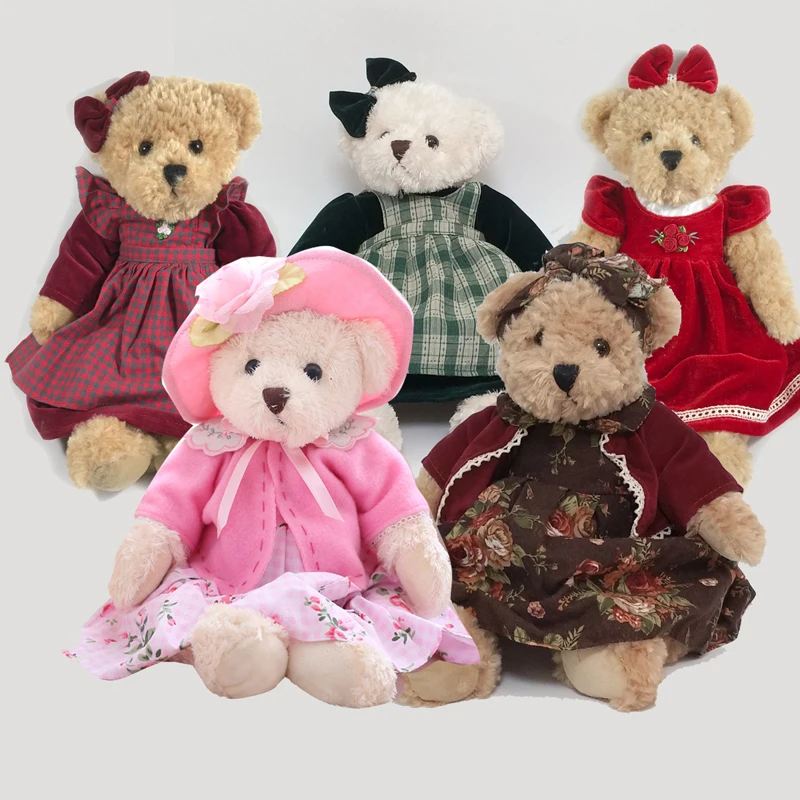 1PCS 40CM wear dress teddy bear Stuffed Animals Plush Toys dolls birthday Gifts for Kids Teddy Bear With Cloth Plush Toys
1PCS 40CM wear dress teddy bear Stuffed Animals Plush Toys dolls birthday Gifts for Kids Teddy Bear With Cloth Plush Toys