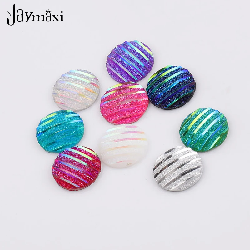 Jaymaxi 12mm Horizontal Stripes Resin Cabochons AB Color Round Flat Black DIY Jewelry Accessories 100Pieces/lot
Jaymaxi 12mm Horizontal Stripes Resin Cabochons AB Color Round Flat Black DIY Jewelry Accessories 100Pieces/lot