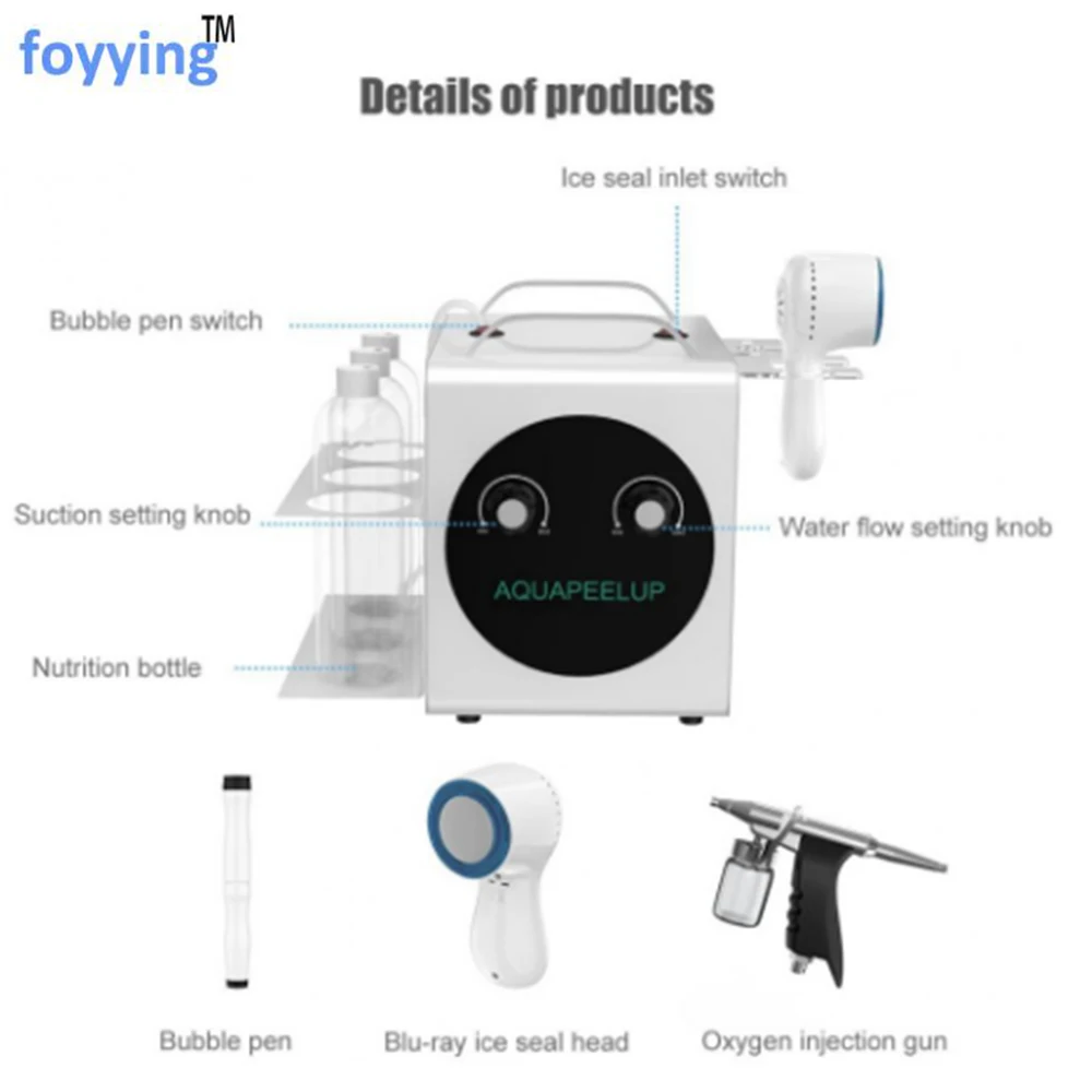 foyying 3 IN 1 Hydro water diamond peeling oxygen injection facial care beauty machine 1 order
foyying 3 IN 1 Hydro water diamond peeling oxygen injection facial care beauty machine 1 order