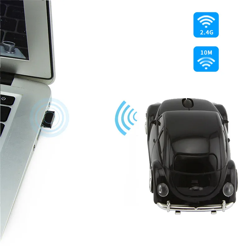 Wireless Computer Mouse Gamer Cool Beetle Car Shape Mice 1600DPI Optical Gaming Mause With USB Receiver For PC Laptop
Wireless Computer Mouse Gamer Cool Beetle Car Shape Mice 1600DPI Optical Gaming Mause With USB Receiver For PC Laptop