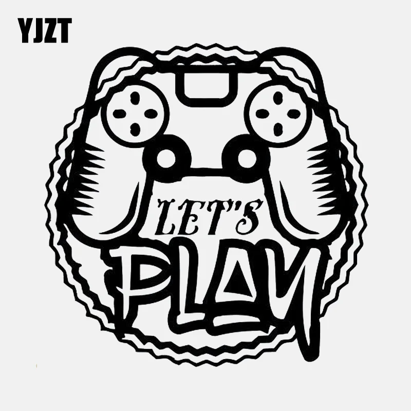 YJZT 14.6CM*14.6CM Black/Silver Let Is Play Gaming Decal Vinyl Motorcycle Car Sticker C22-0393
YJZT 14.6CM*14.6CM Black/Silver Let Is Play Gaming Decal Vinyl Motorcycle Car Sticker C22-0393