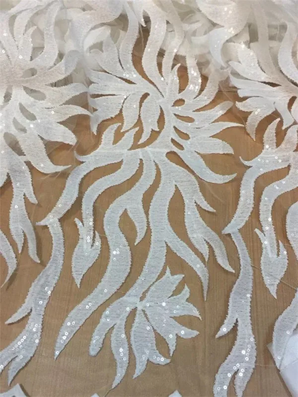 white Sequins Net Lace Fabric 2019 High Quality African Mesh Wedding Bride Dress Sewing Sequined beads Embroidered Material
white Sequins Net Lace Fabric 2019 High Quality African Mesh Wedding Bride Dress Sewing Sequined beads Embroidered Material