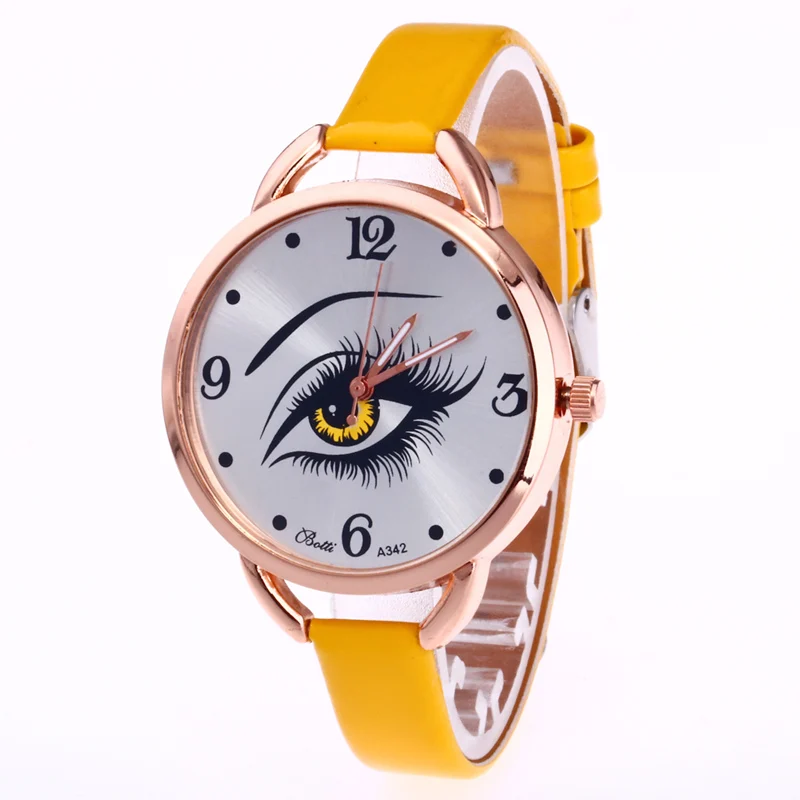 Women Watches Jelly Color Fine Strap Watch Monocular Pattern Quartz Wristwatch Long Eyelashes Big Eyes Relogio Feminino
Women Watches Jelly Color Fine Strap Watch Monocular Pattern Quartz Wristwatch Long Eyelashes Big Eyes Relogio Feminino