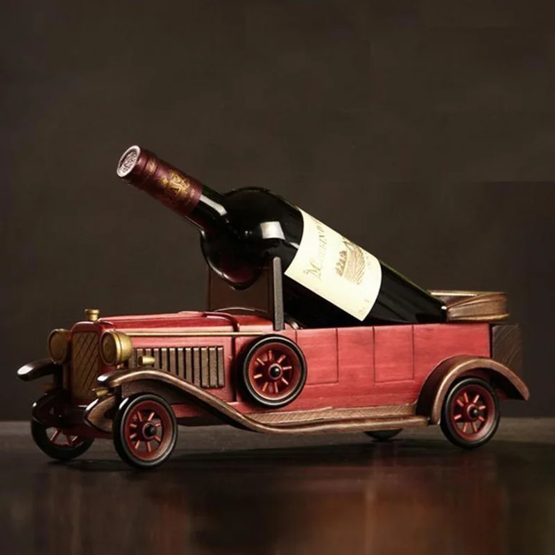 American country retro vintage wine rack Solid wood by hand European-style wooden models of red wine home furnishing articles
American country retro vintage wine rack Solid wood by hand European-style wooden models of red wine home furnishing articles