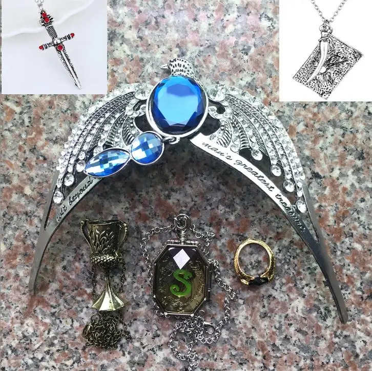 Комплект Волдеморта Хоркрукс Бейн, кольца, медальон, Кубок, диадема, набор Тома, дневник, меч, детский подарок, 6 шт. в комплекте
Комплект Волдеморта Хоркрукс Бейн, кольца, медальон, Кубок, диадема, набор Тома, дневник, меч, детский подарок, 6 шт. в комплекте