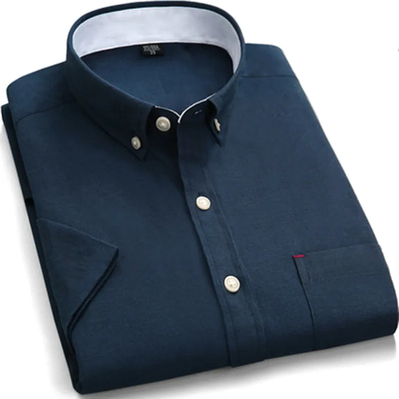 Summer Men Shirts Short Sleeve Heren Blouse Mens Shirts Regular Fit White Black Purple Blue Formal Shirts For Men Social Button
Summer Men Shirts Short Sleeve Heren Blouse Mens Shirts Regular Fit White Black Purple Blue Formal Shirts For Men Social Button
