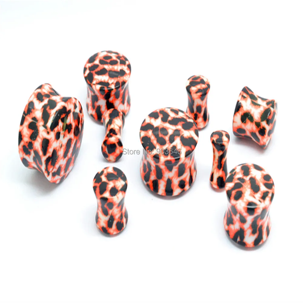 50pcs Free Shippment Lepoard Ear Plugs Ear Flesh Tunnels Sets Earlets 4-18mm Body Piercing Jewelry Ear expanders
50pcs Free Shippment Lepoard Ear Plugs Ear Flesh Tunnels Sets Earlets 4-18mm Body Piercing Jewelry Ear expanders