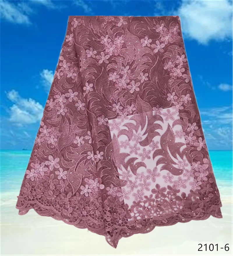 African Material Beaded Lace Fabric For Wedding Nigerian French Lace Fabric 2019 High Quality Lace Material 2101
African Material Beaded Lace Fabric For Wedding Nigerian French Lace Fabric 2019 High Quality Lace Material 2101