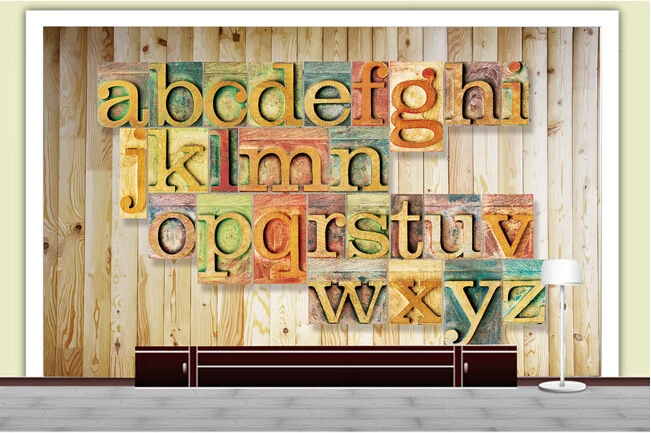 Custom 3D large mural,3D solid English letter background wall,living room sofa TV wall bedroom wall paper
Custom 3D large mural,3D solid English letter background wall,living room sofa TV wall bedroom wall paper