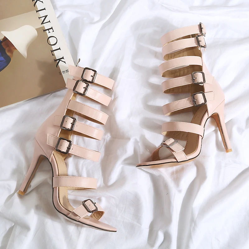 ENMAYLA PU Gladiator High Heels Sandals Women Casual Zip Sandalias De Mujer Verano 2019 Women Fashion Size 35-45 LY1195
ENMAYLA PU Gladiator High Heels Sandals Women Casual Zip Sandalias De Mujer Verano 2019 Women Fashion Size 35-45 LY1195