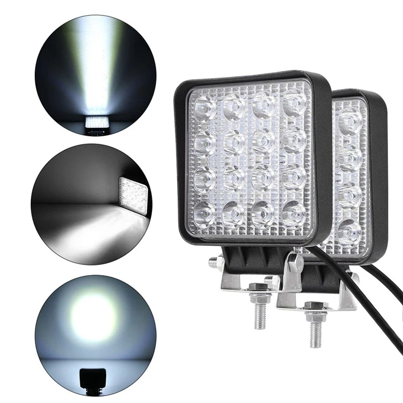 OKEEN 48W Vehicle Headlights 16 LEDs Cool White Light Bar 4 inch Vehicle Work Light LED Truck For SUV Car Light Assembly
OKEEN 48W Vehicle Headlights 16 LEDs Cool White Light Bar 4 inch Vehicle Work Light LED Truck For SUV Car Light Assembly
