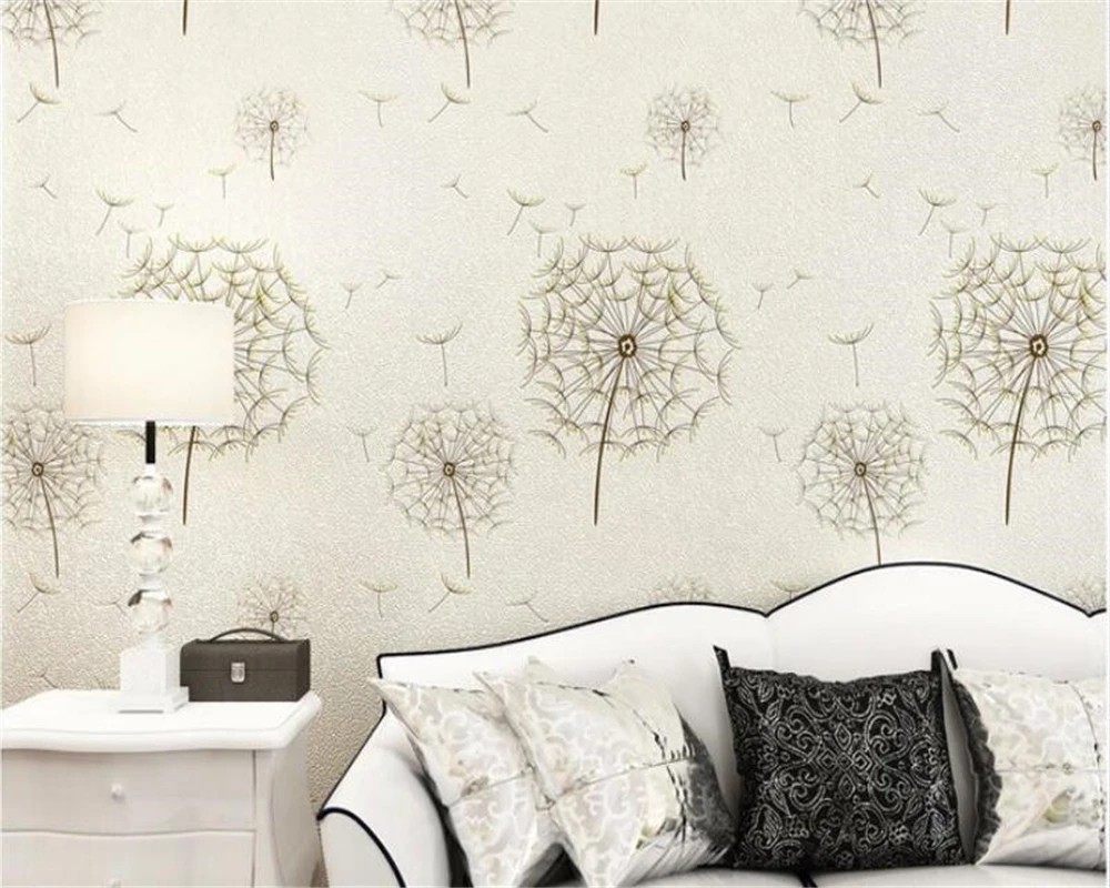 Beibehang Modern Family Wallpaper Bedroom Warm Dandelion Pastoral 3D Wall paper Living Room Background wallpaper for walls 3 d
Beibehang Modern Family Wallpaper Bedroom Warm Dandelion Pastoral 3D Wall paper Living Room Background wallpaper for walls 3 d