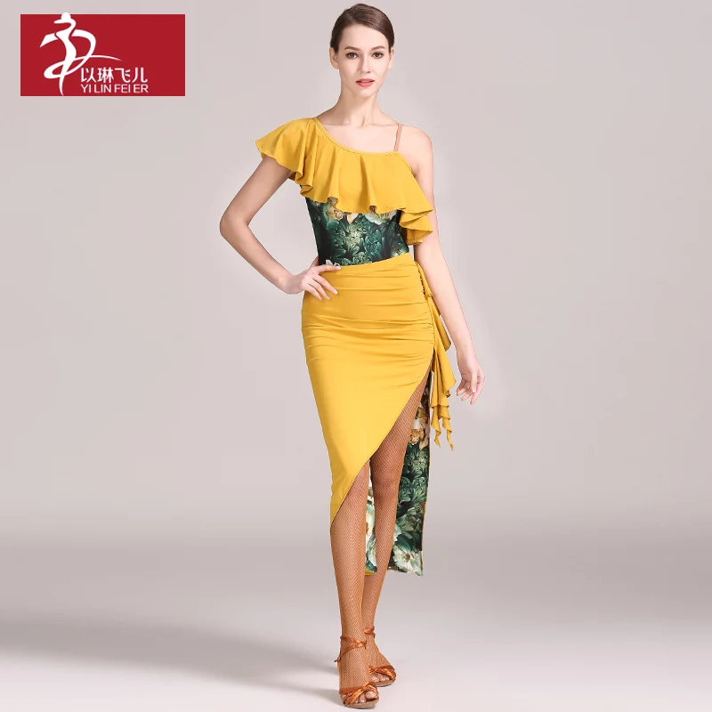Lady Latin Dancing Dress Female Summer Latin Costumes Girls Fashion Dancing Performance Costumes Girls Lomba Dancing Suit B-6920
Lady Latin Dancing Dress Female Summer Latin Costumes Girls Fashion Dancing Performance Costumes Girls Lomba Dancing Suit B-6920