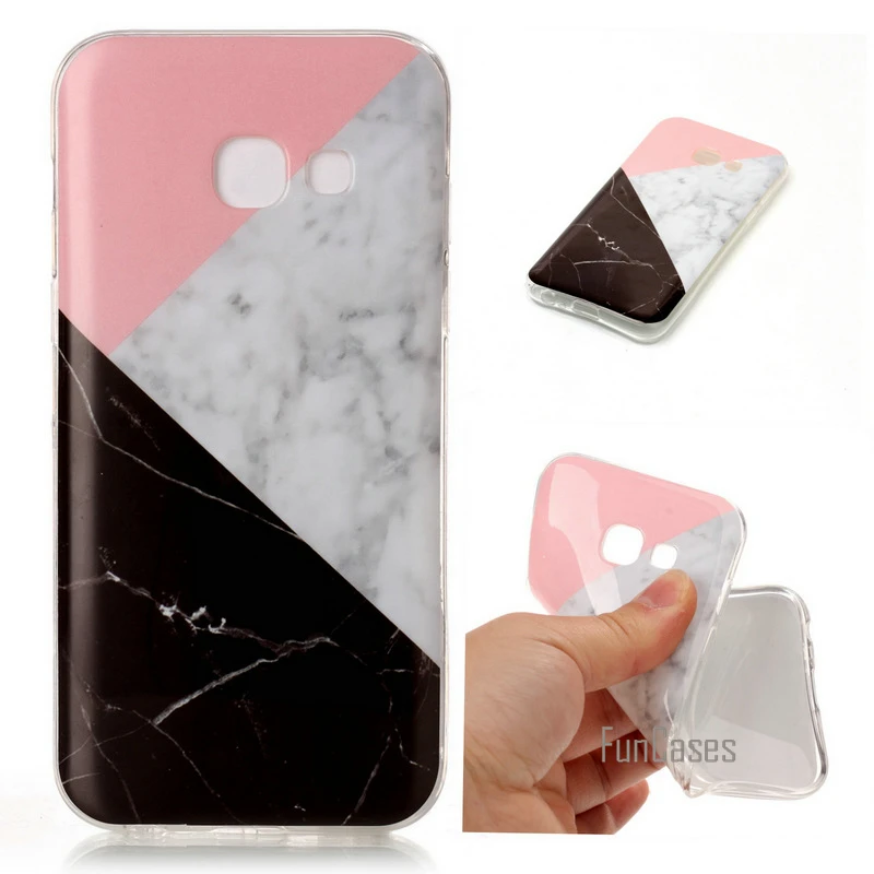 Для Samsung A5 2017 чехол мягкий Мрамор картина назад гель для Galaxy a520|case for samsung galaxy|case