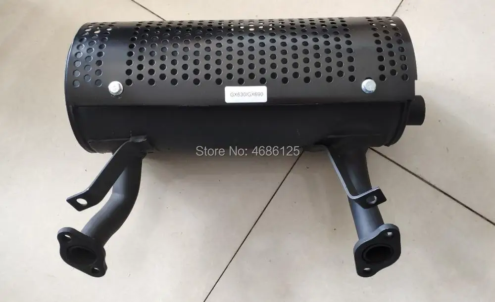 GX630 GX690 MUFFLER EXHAUST PIPE NEW TYPE GX630 GX690 ENGINE PARTS REPLACE pay attention to the vent direction
GX630 GX690 MUFFLER EXHAUST PIPE NEW TYPE GX630 GX690 ENGINE PARTS REPLACE pay attention to the vent direction