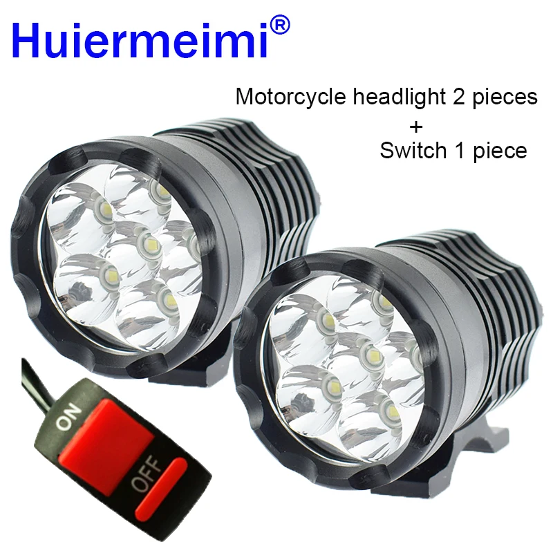 Huiermeimi Motorcycle Headlights 12V 60W 7800lm U2 LED Motorbike Spotlight Headlamps Moto Spot Head Light Driving Auxiliary Lamp
Huiermeimi Motorcycle Headlights 12V 60W 7800lm U2 LED Motorbike Spotlight Headlamps Moto Spot Head Light Driving Auxiliary Lamp