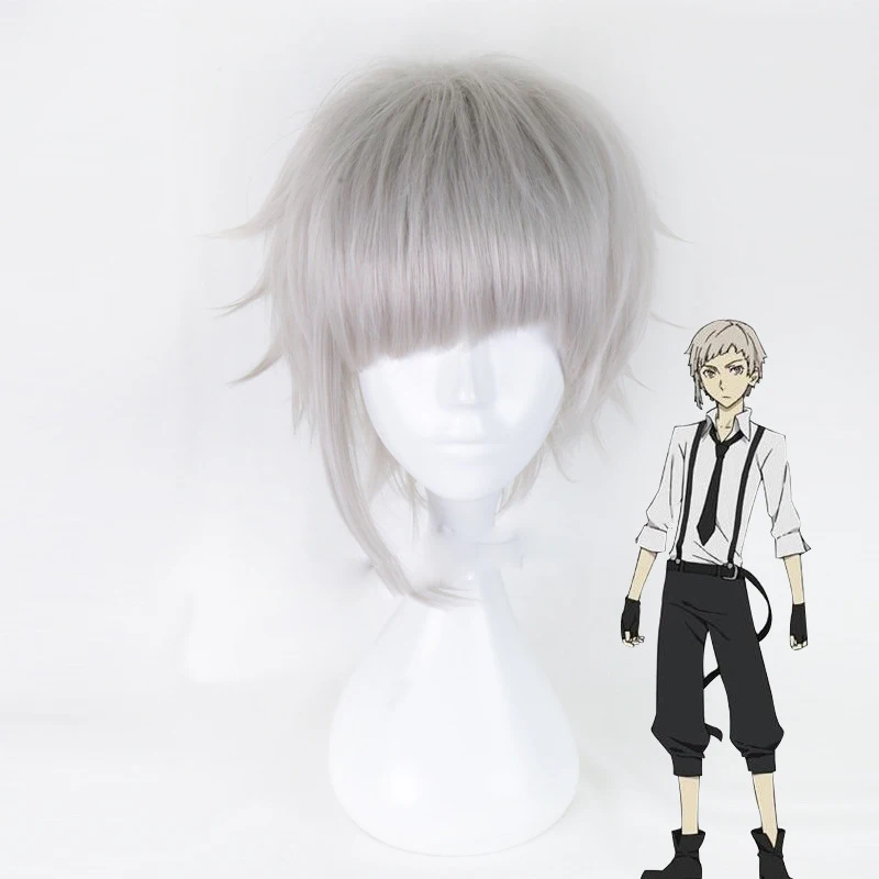 Anime Bungou Stray Dogs Cosplay Wigs Nakajima Atsushi Cosplay Hair Wig Heat Resistant Synthetic Wig Halloween Party Cosplay Wigs
Anime Bungou Stray Dogs Cosplay Wigs Nakajima Atsushi Cosplay Hair Wig Heat Resistant Synthetic Wig Halloween Party Cosplay Wigs