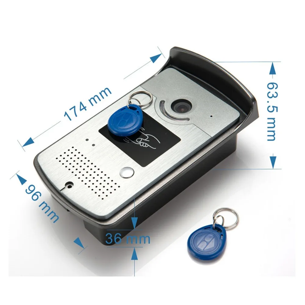 YobangSecurity Wired 7" Inch LCD Video Door Bell Phone Intercom RFID Card Access Control Home Gate Entry System for Apartment
YobangSecurity Wired 7" Inch LCD Video Door Bell Phone Intercom RFID Card Access Control Home Gate Entry System for Apartment