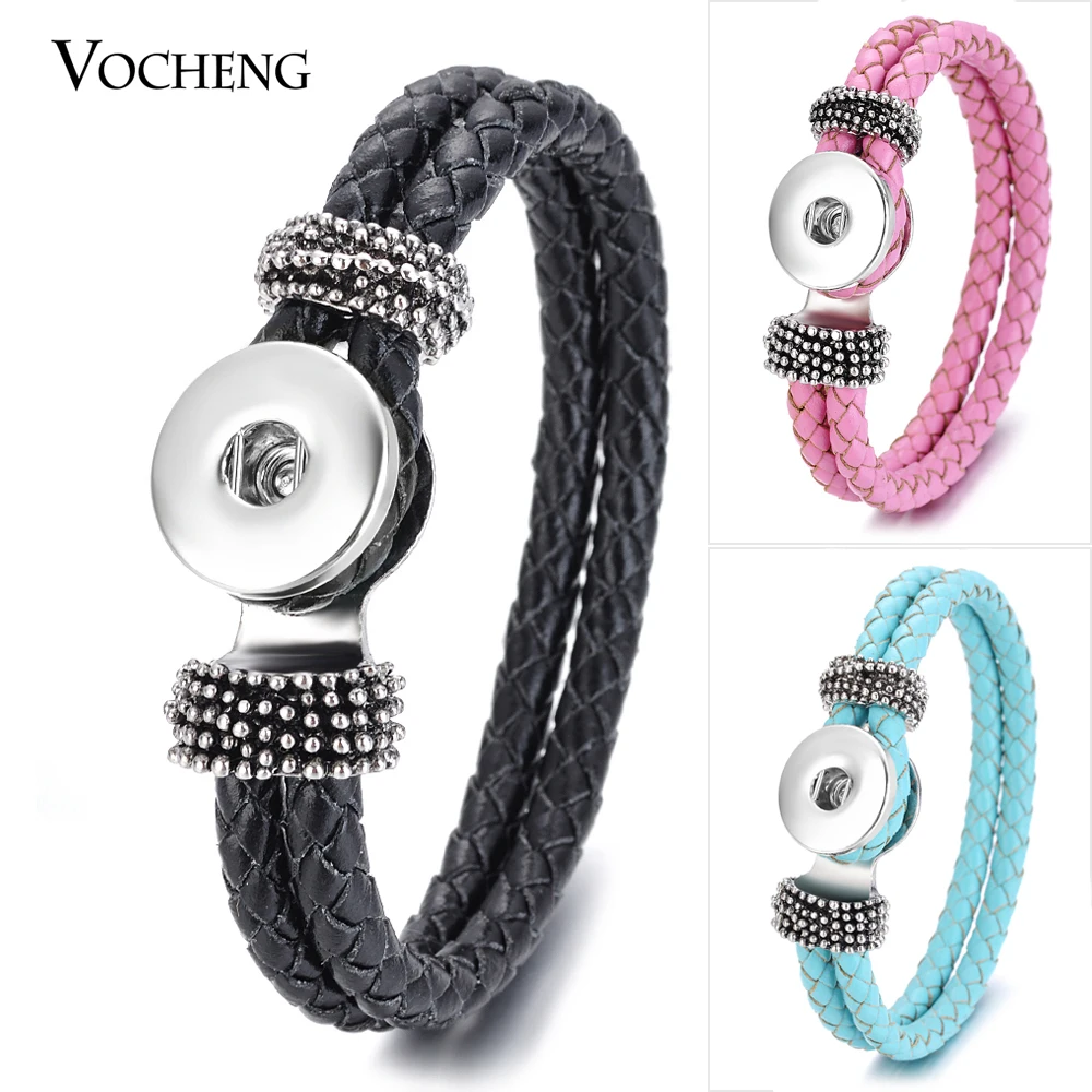 10PCS/Lot Wholesale Vocheng Ginger Snap Button Bracelet 18mm 14 Colors Double Braided Leather Jewelry Vb-013*10 Free Shipping
10PCS/Lot Wholesale Vocheng Ginger Snap Button Bracelet 18mm 14 Colors Double Braided Leather Jewelry Vb-013*10 Free Shipping