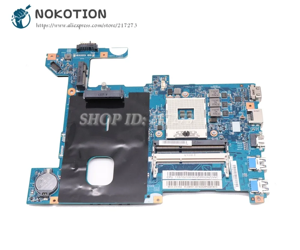 NOKOTION Laptop Motherboard For Lenovo G580 15.6 Inch 48.4SG06.011 48.4SG15.011 Main Board SLJ8E HM76 DDR3
NOKOTION Laptop Motherboard For Lenovo G580 15.6 Inch 48.4SG06.011 48.4SG15.011 Main Board SLJ8E HM76 DDR3