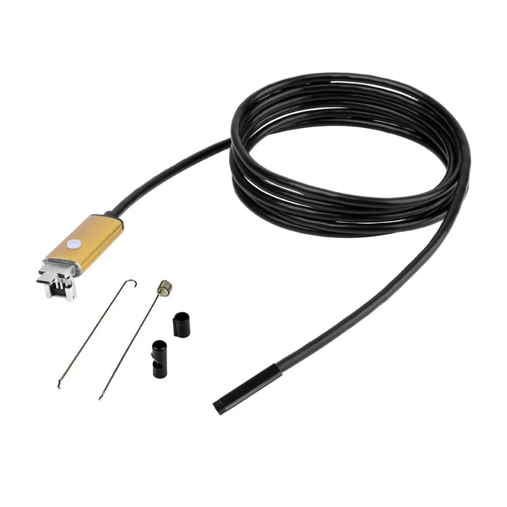 Dia 5.5mm 2in1 Android OTG USB Endoscope Camera Flexible Snake USB Pipe Detection Android Phone PC USB Borescope Camera 2/5/10m
Dia 5.5mm 2in1 Android OTG USB Endoscope Camera Flexible Snake USB Pipe Detection Android Phone PC USB Borescope Camera 2/5/10m