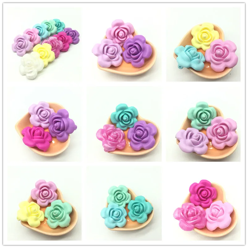 Teeny Teeth 10 PCS Silicone Teething Rose Flower 3D Baby Accessories DIY Crafts Flower Beads Baby Toys Silicone Pendants Beads
Teeny Teeth 10 PCS Silicone Teething Rose Flower 3D Baby Accessories DIY Crafts Flower Beads Baby Toys Silicone Pendants Beads
