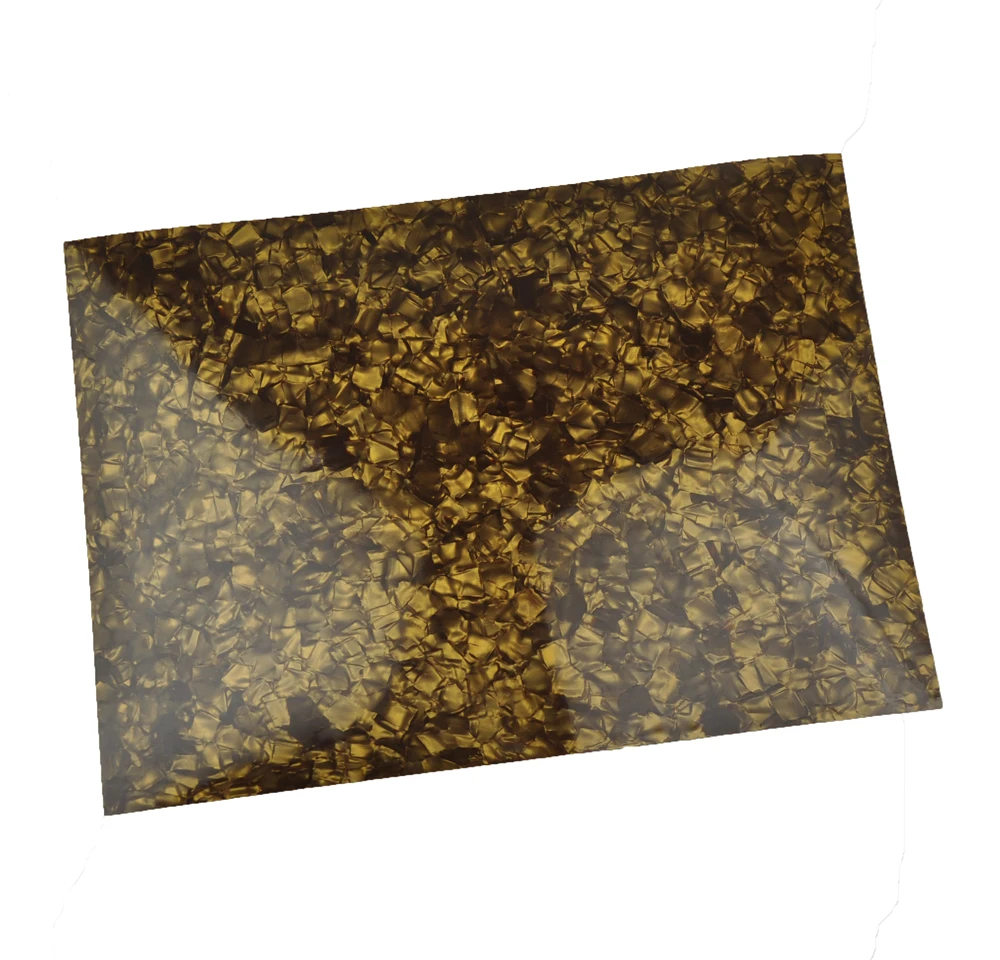 3Pcs A4 Size 0.46mm Pearl Gold Celluloid Sheet 210x297mm for Pickguard Custom Inlays Guitar Pick Luthier
3Pcs A4 Size 0.46mm Pearl Gold Celluloid Sheet 210x297mm for Pickguard Custom Inlays Guitar Pick Luthier
