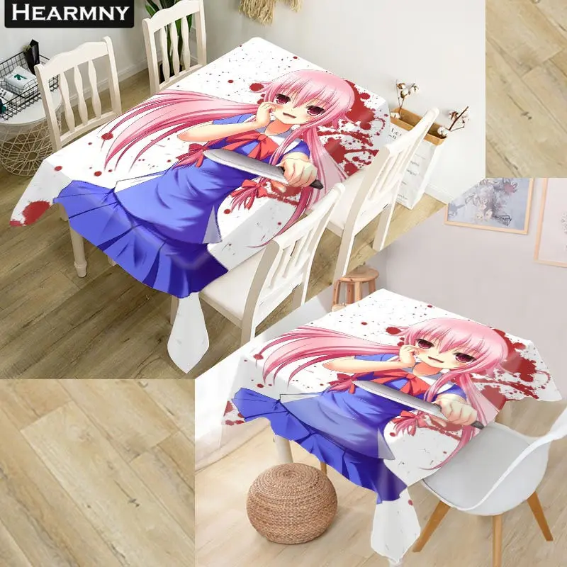 Mirai Nikki Tablecloth Waterproof Oxford Fabric Square/Rectangular Tablecloth For Wedding Table Cloth Cover TV Covers
Mirai Nikki Tablecloth Waterproof Oxford Fabric Square/Rectangular Tablecloth For Wedding Table Cloth Cover TV Covers